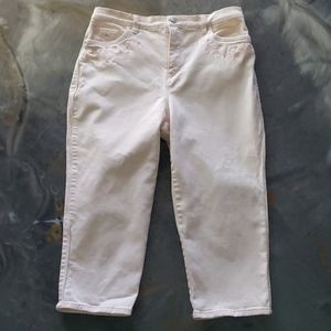 Gloria Vanderbilt Shimmering Effects Capris Sz 12